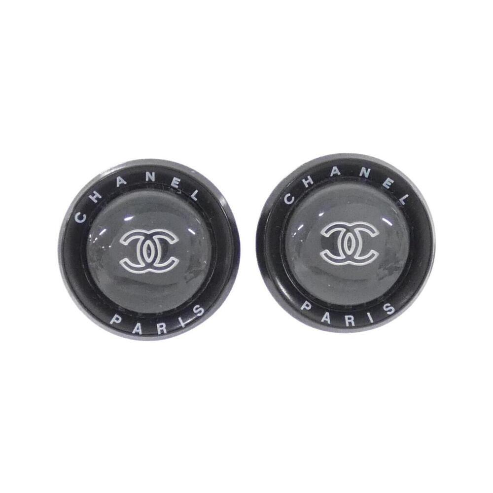 CHANEL Black Earrings